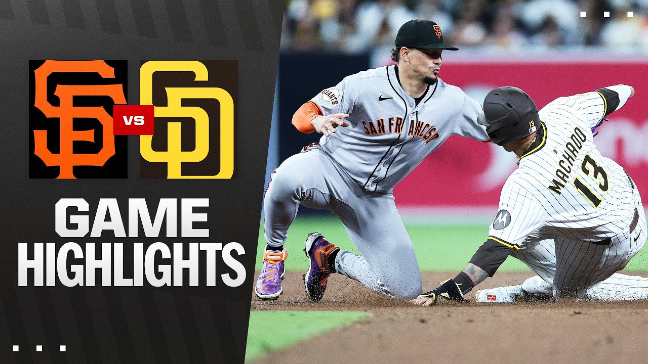 ジャイアンツ対パドレス戦ハイライト（4/29/25）| MLBハイライト