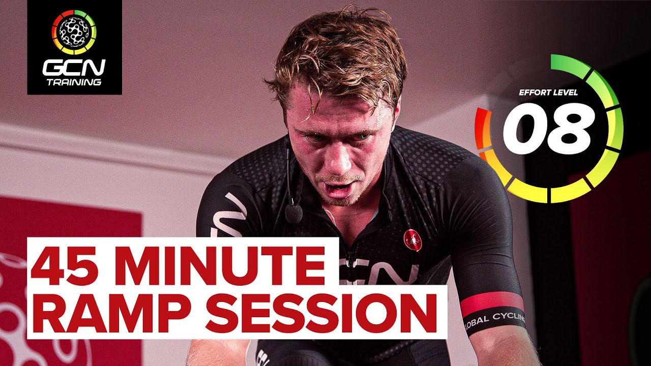 45 Minute Indoor Cycling Ramp Workout | From Threshold To Sprints!