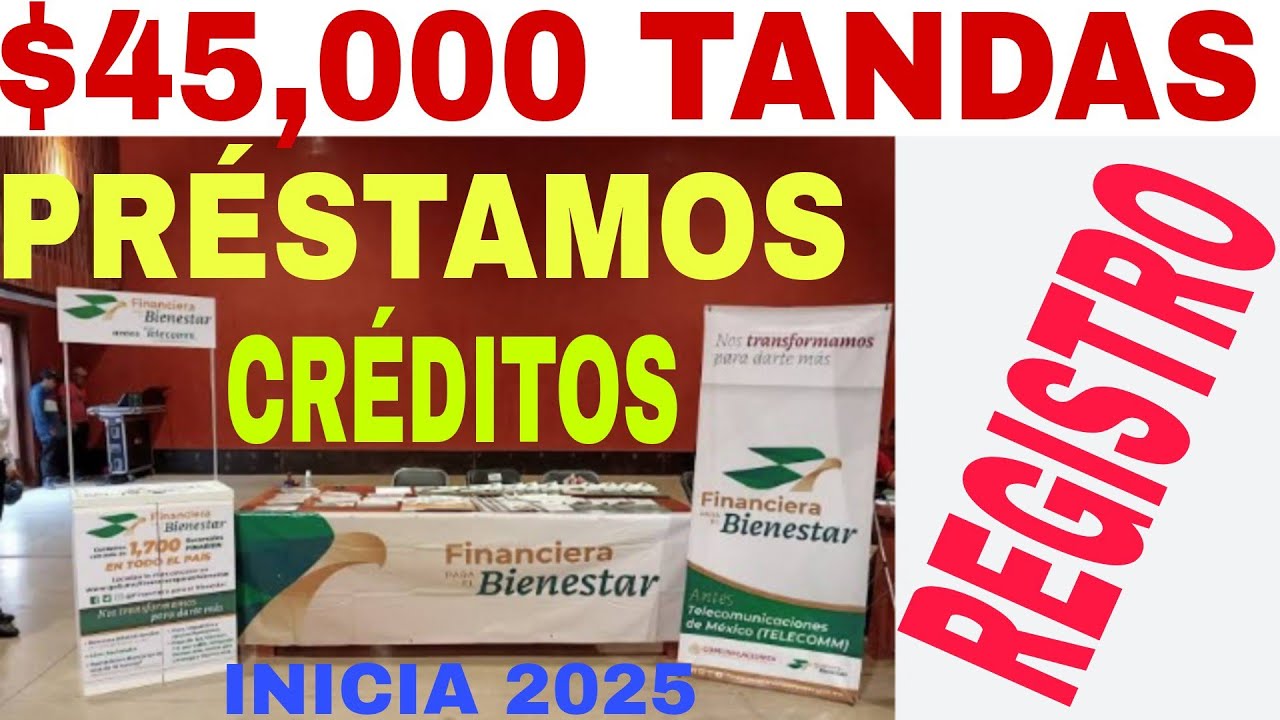 $45,000 NUEVOS PRESTAMOS FINABIEN FEBRERO 2025 QUIÉNES  PUEDEN PEDIR CRÉDITO O TANDAS? ADULTOS MAYOR