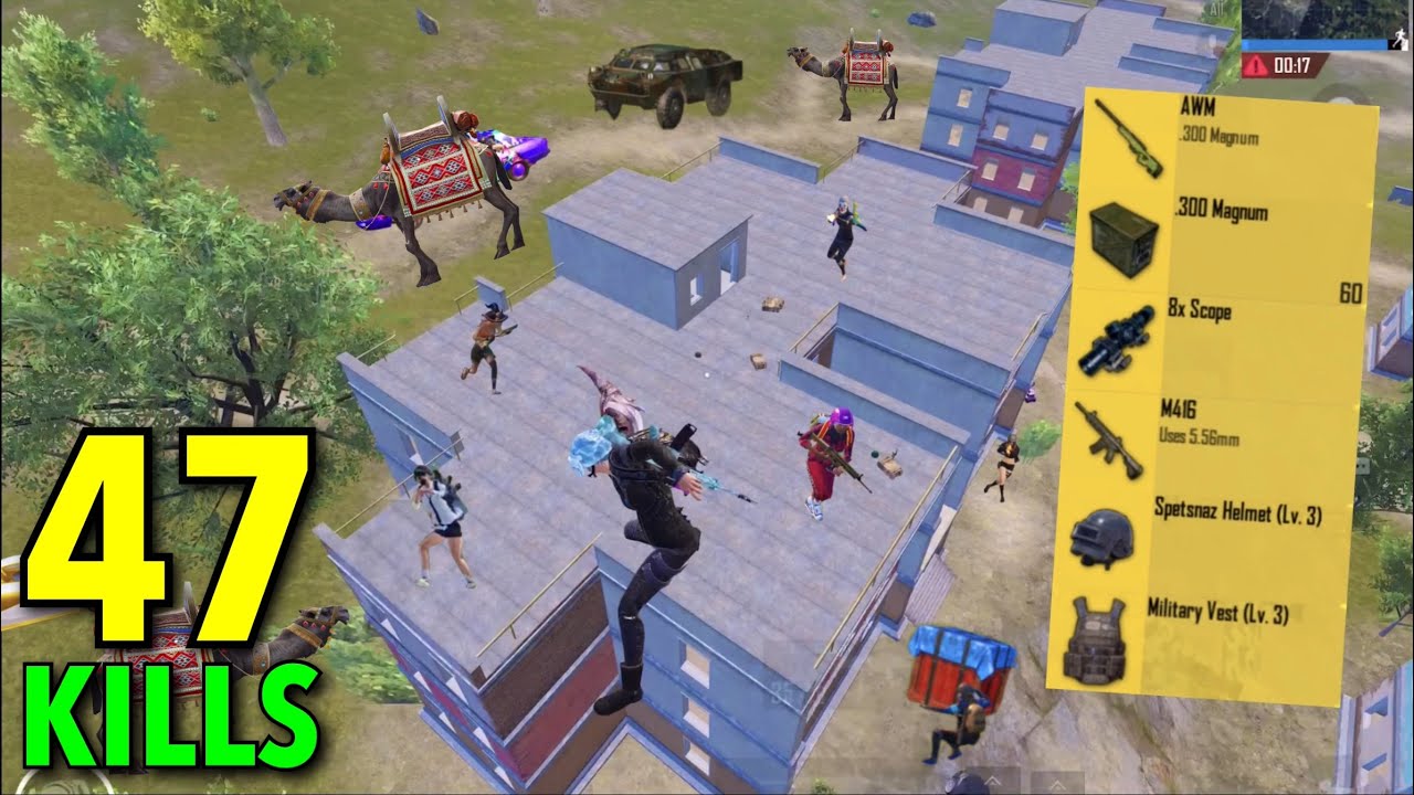 47 KILLS😱NEW KILL RECORD in GOLDEN DYNASTY MODE🔥PUBG Mobile
