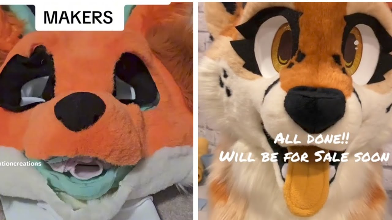 47 minutes of fursuit making TikToks! #furry #fursuit #furries #fursona #craft