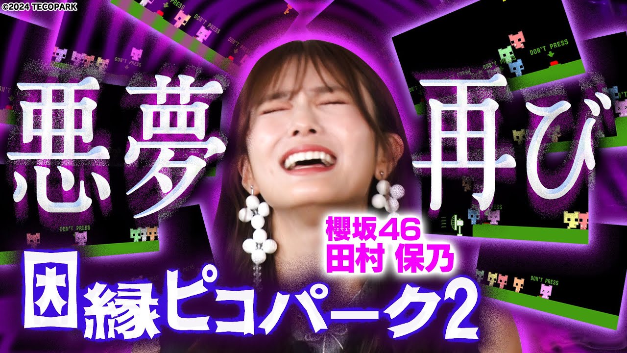 【田村保乃大苦戦!】総挑戦回数47回！無間地獄ピコパーク再び!?【ピコパーク2】