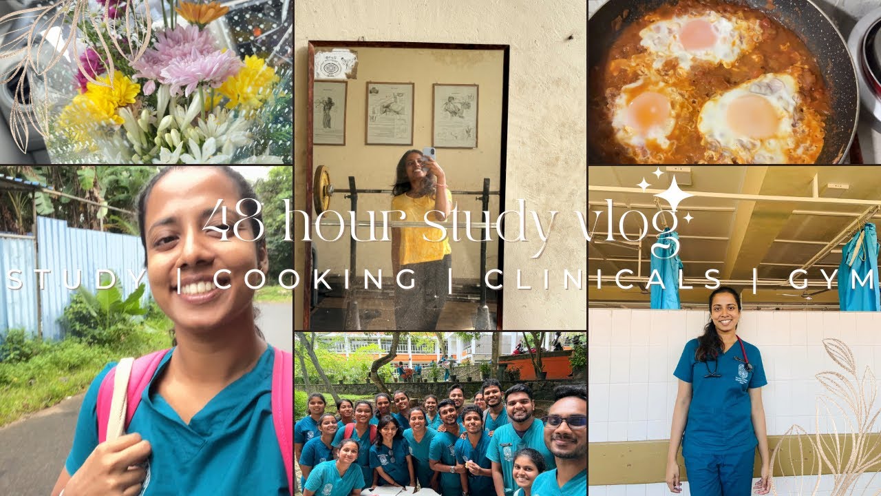 48 hour study vlog | වැඩ වැඩිම දවස් දෙකක් ගෙවුණු විදිහ | Med student vlogs Sri Lanka | Clinicals