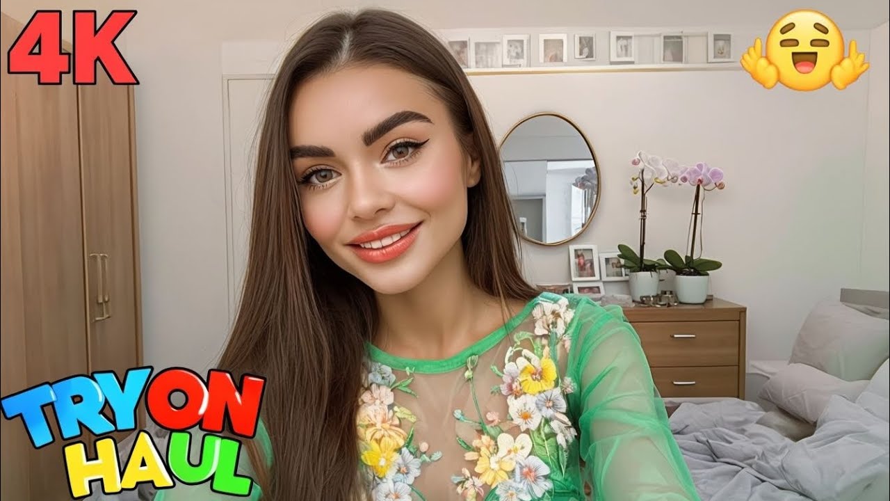 [4K] 💔 2025 Transparent Try-On Haul 💃 | See-Through Fashion Must-Haves
