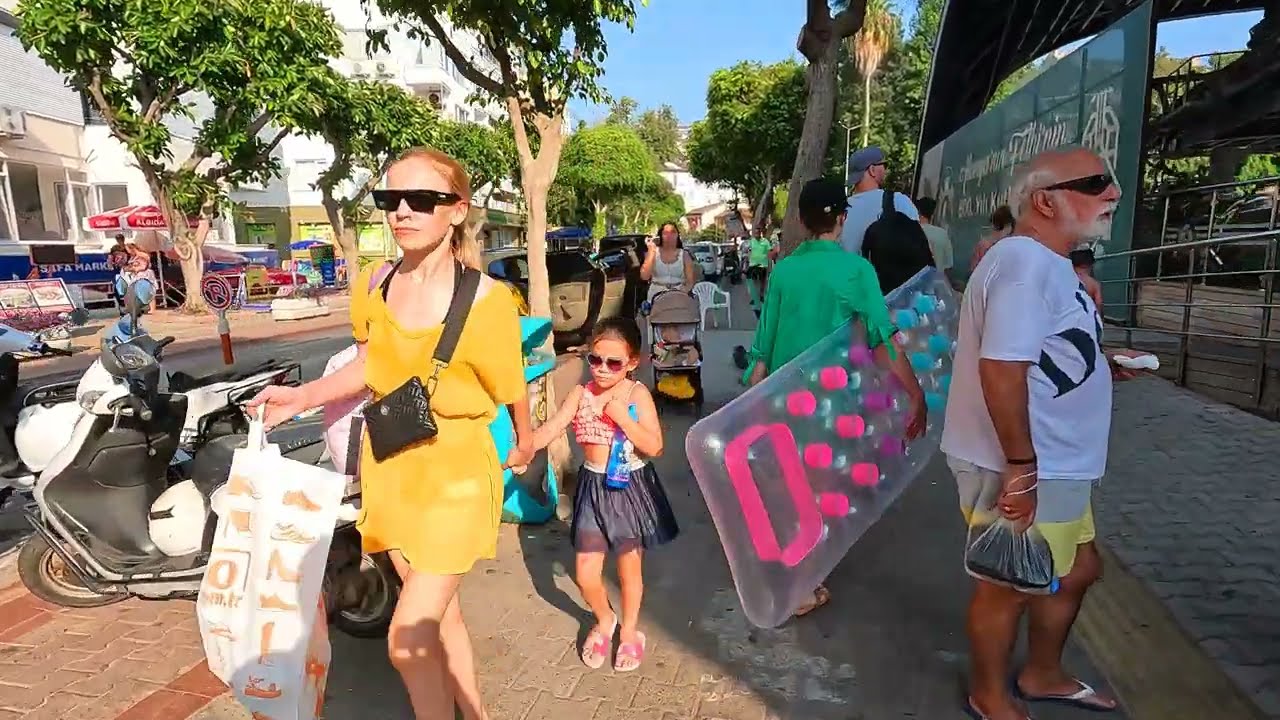 4K 🇹🇷 TURKEY ALANYA  Walking Tour July 2023