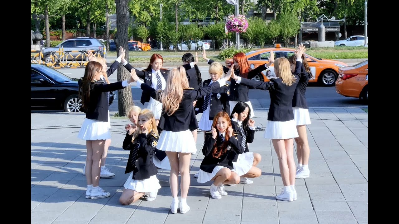 [4k] 170613 우주소녀(WJSN,Cosmic Girls) 전체 - 너에게 닿기를(I Wish) @게릴라콘서트(잠실야구장 앞)/직캠 By 쵸리(Chori)
