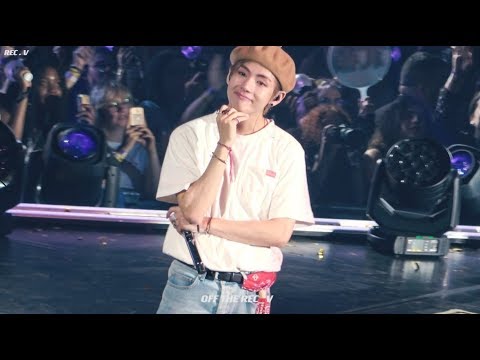 [4K] 181019 LOVE YOURSELF TOUR PARIS ANSWER : LOVE MYSELF / 방탄소년단 태형 뷔 직캠 / BTS V FOCUS FANCAM
