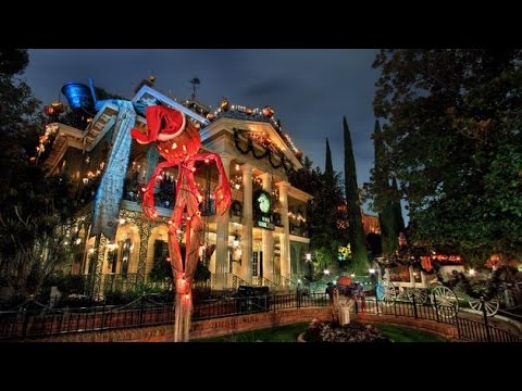 [4K] 2016 Haunted Mansion Holiday (Low Light) - Disneyland Resort Complete Ridethrough POV