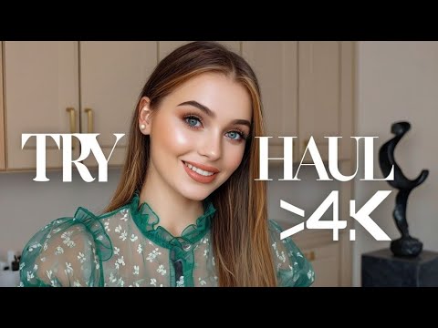 [4K] 2025 Transparent Try On Haul | No bra See Through | Curve Plus size Ideas Fashion x21
