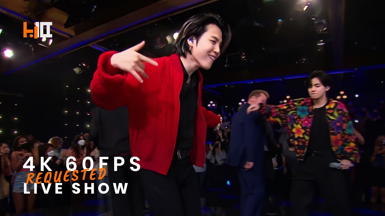 [4K 60FPS] BTS 'Butter' (Live Performance at The Late Late Show With James Corden) | REQUESTED