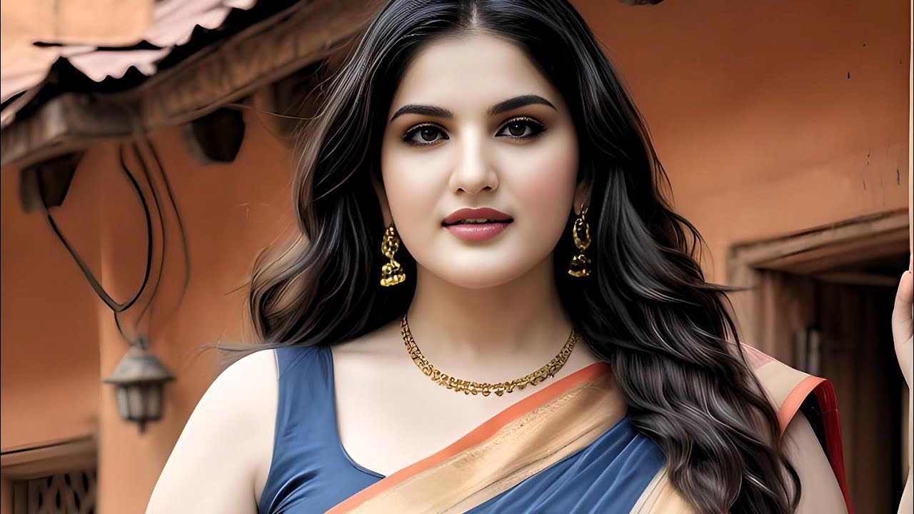 4k AI Art Indian Lookbook Model - Designer Saree Fashion Model Ep - 01