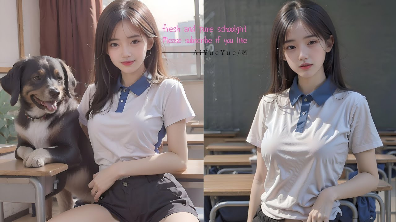 【4K AI Lookbook】fresh and pure schoolgirl| 清纯校花 |신선하고 순수한 여학생#ai #aiart #beauty #4k #aimodel #girls