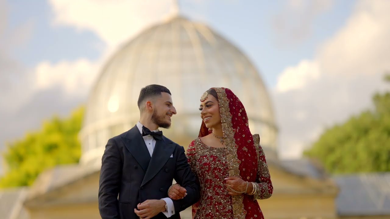 (4K) Albanian & Pakistani mixed Wedding trailer | Elz & Aisha | Syon House Conservatory