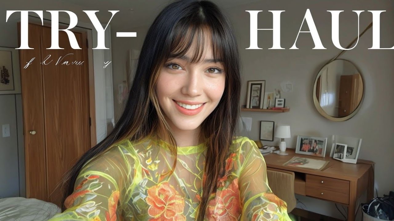 4k Amazing transparent lingerie | see through transparent try on haul | bikini haul try on new 2025