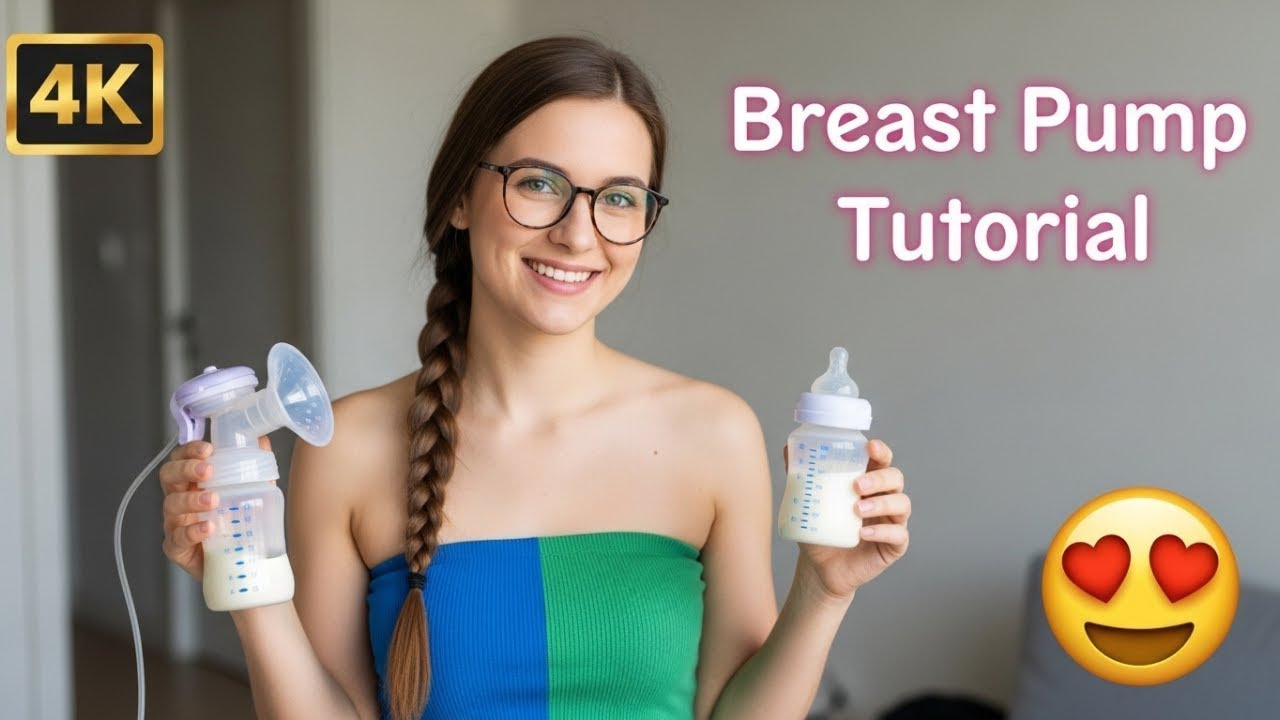 [4K] Breastfeeding & Breast Pump Tutorial | Pump With Me + Breast Massage Routine