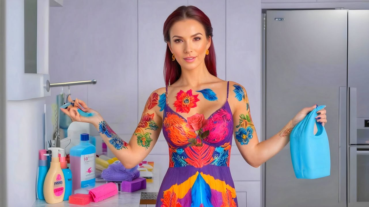 4K Clean haul Refrigerator - Body art suit | Haul Clean Story | Clean Haul Body Art | Part -7