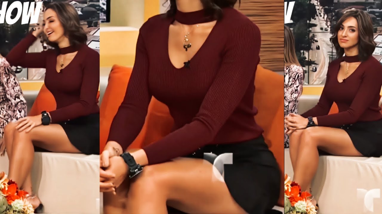 4K Erika - Hot Legs in Black Skirt