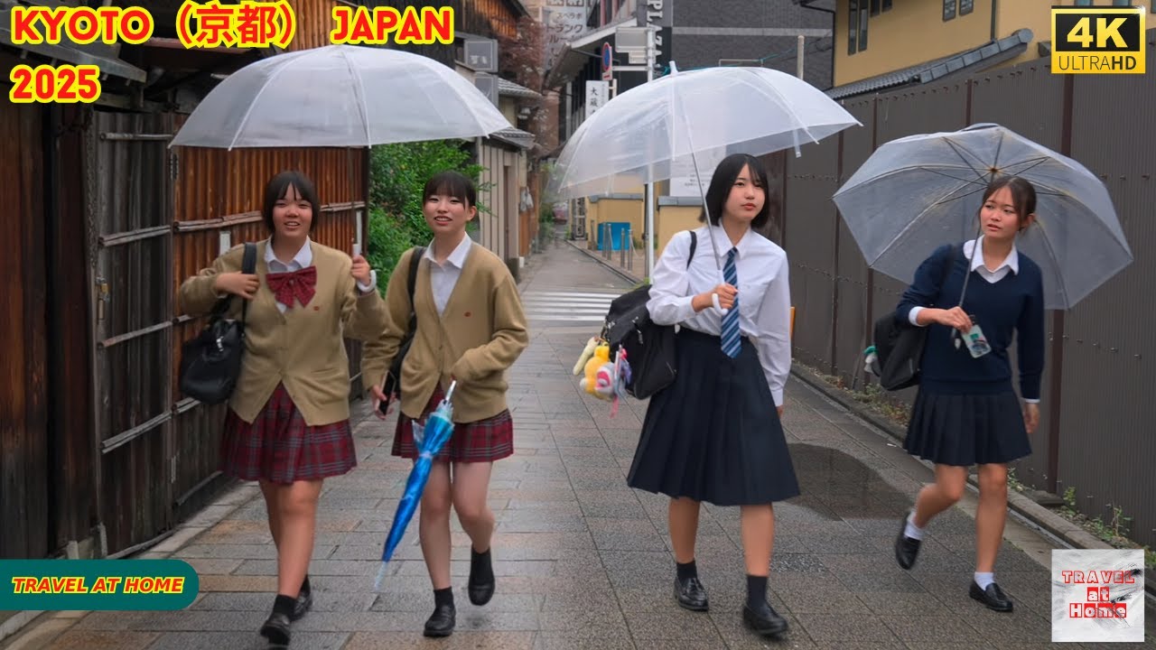 4K HDR Japan travel 2025 | Walk in the Backstreets of Kyoto（京都）Japan | Relaxing City ambience