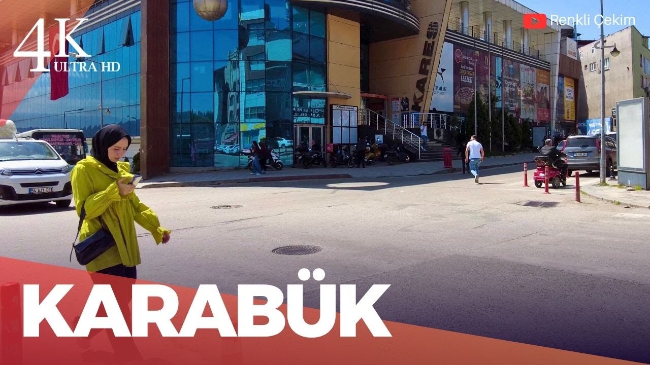 4K Karabük City Center Walking Tour | Turkey 2025