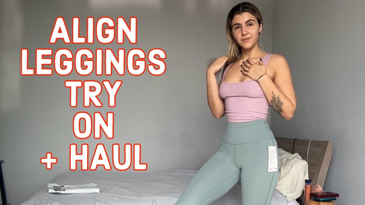 [4K] LULULEMON ALIGN TRY ON