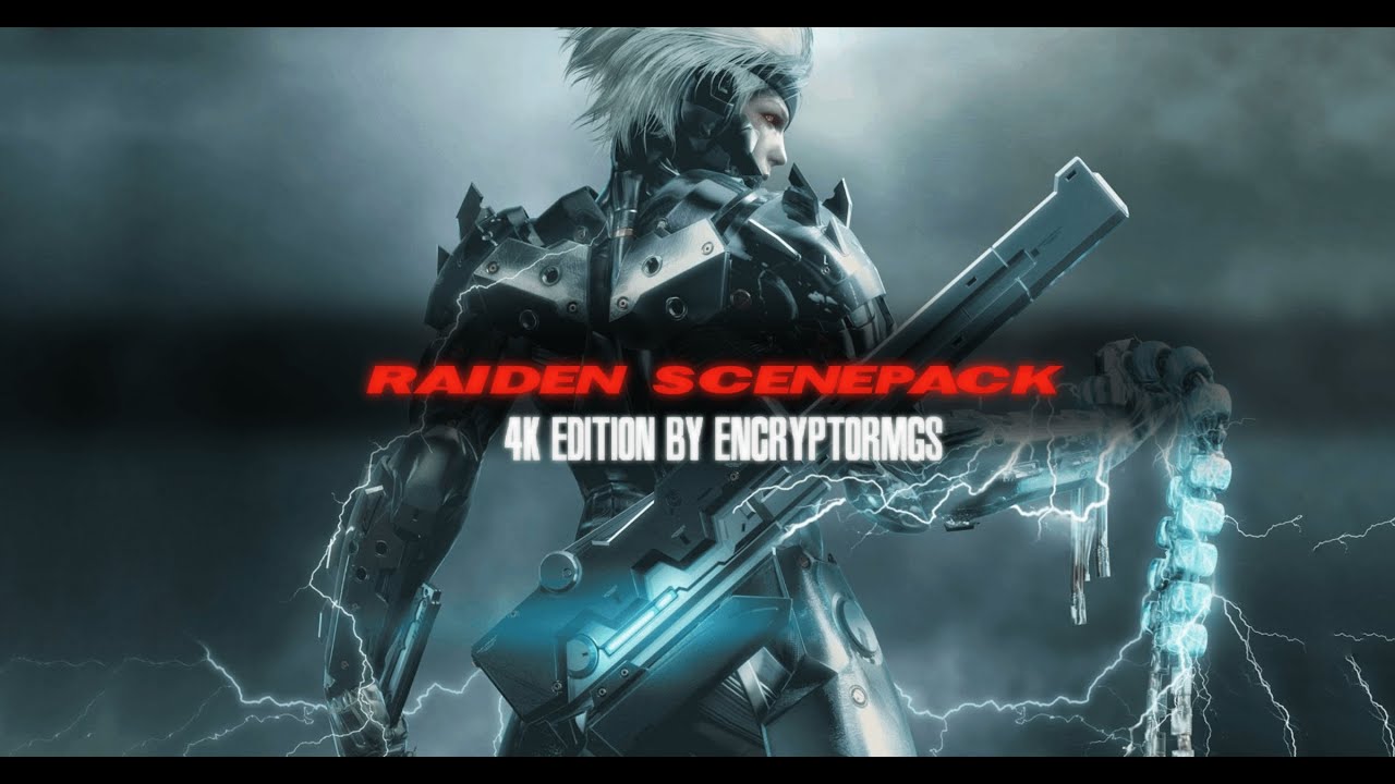 [4k] Raiden Scenepack- Metal Gear Rising