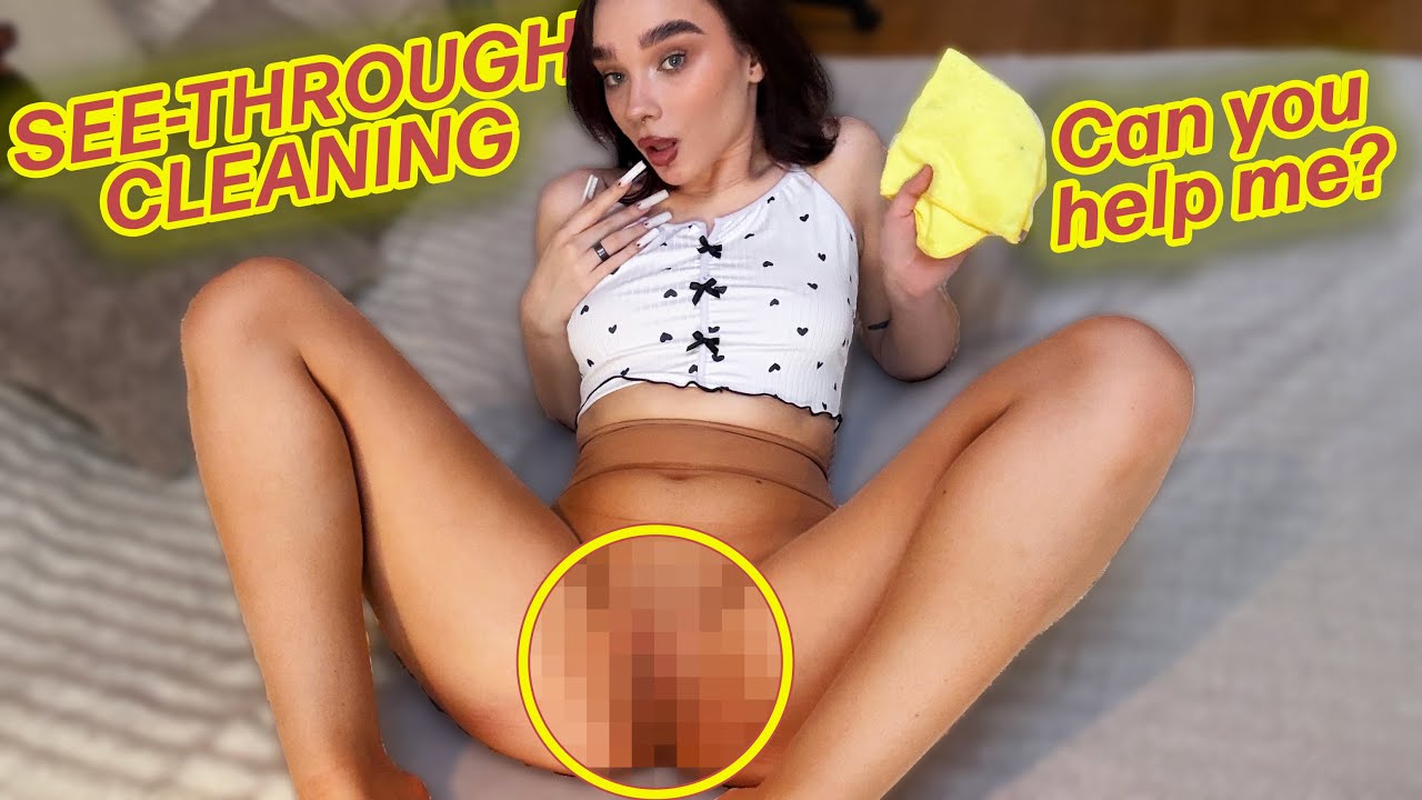 [4K] SEE THROUGH AND TRANSPARENT CLEANING – BED WIPE SESSION