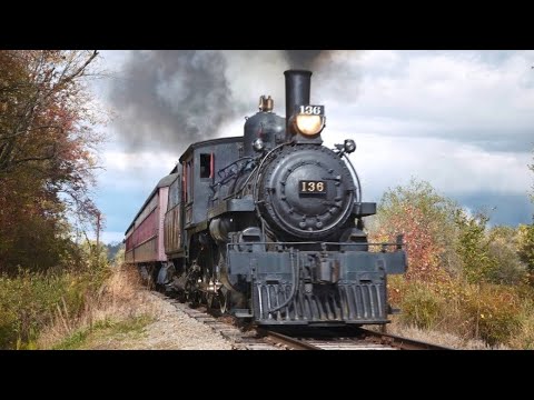 [4K] South Simcoe 136: 140 Year Old Steam Locomotive
