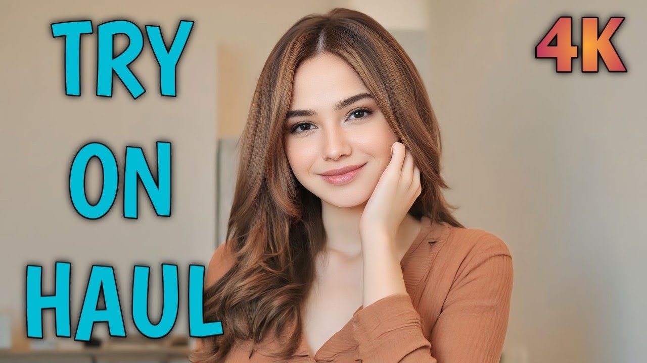 4K Sporty & Sweet transparent : Stylish Undo Top Try On Haul with See Through 2024