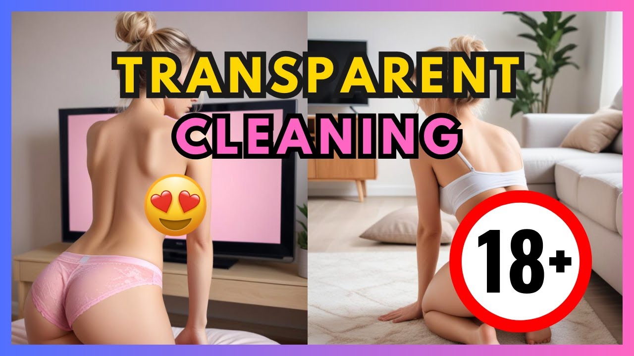 [4K] Transparent Cleaning | Clean with Me Living Room | Try-On Haul Bikini See Through