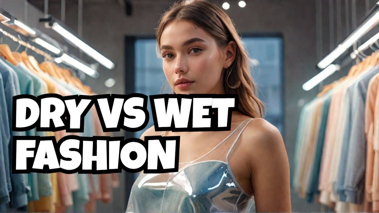4K Transparent Clothes Dry vs Wet with Sophia Try on Haul 2024