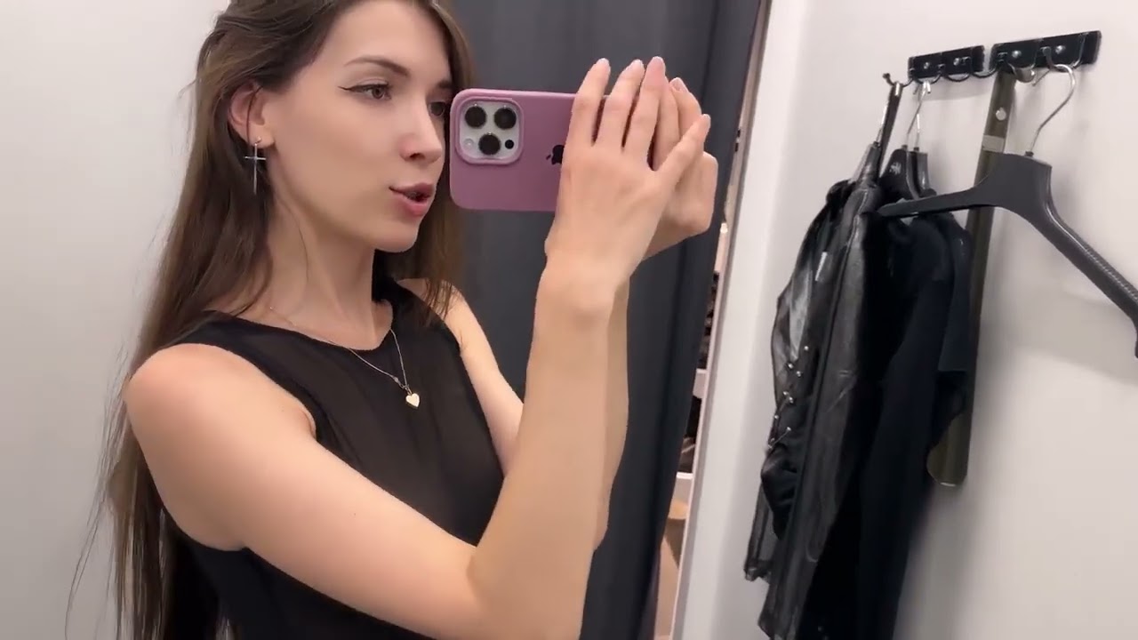 4K TRANSPARENT Mesh Clothes Try on Haul with Aiwa