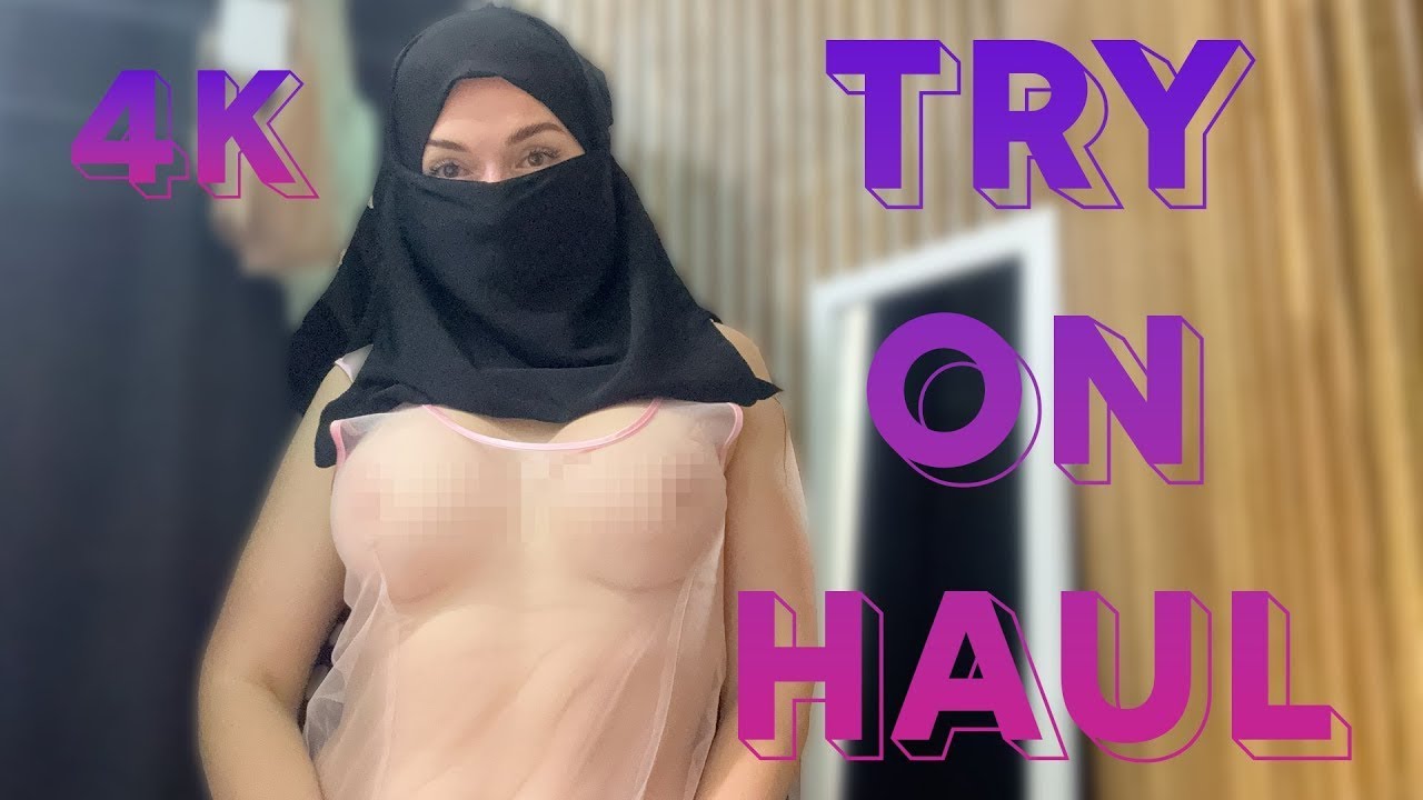4K Transparent Outfits   Try on Haul with Sara  / Sara Black