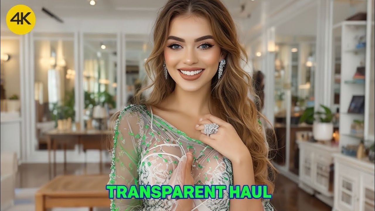 [4k] Transparent try on haul ! Get ready with me ! SHEIN try on haul 2025 | minidress and miniskirt