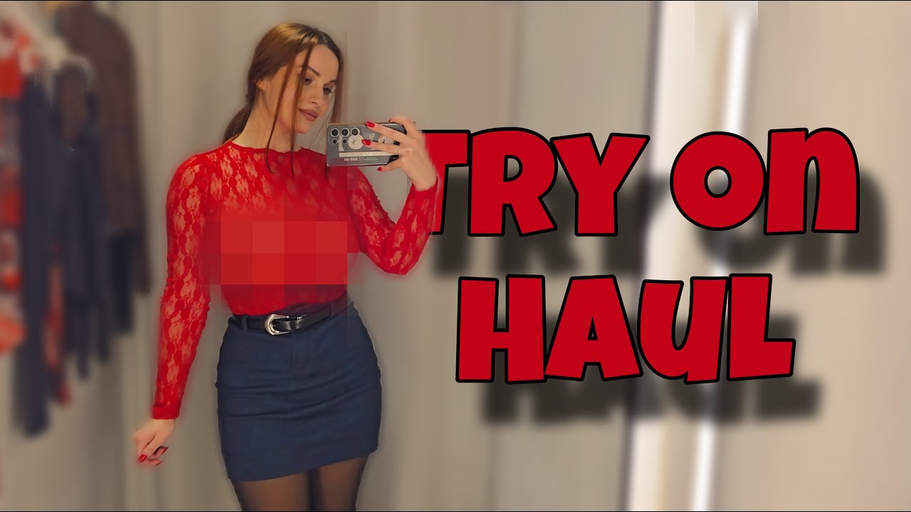 [4K] Transparent Try On Haul | See Through Clothes | Get Ready With Angelina Love