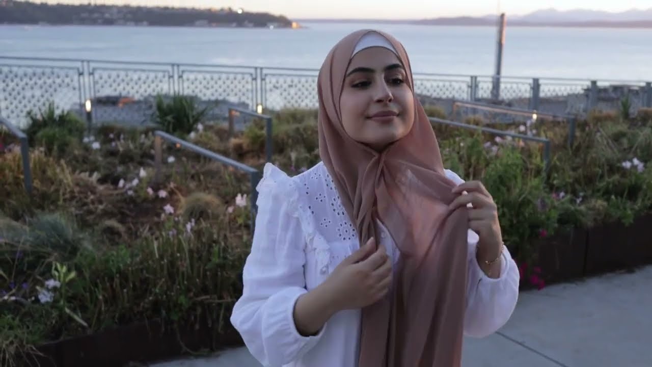[4K] TRANSPARENT Try On Haul | See-Through Dress hijab