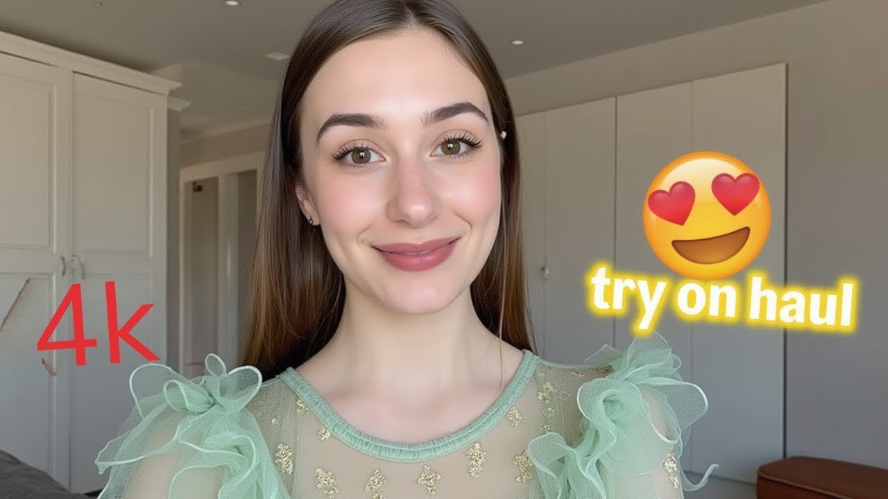 4k Transparent Try On Haul Mirror View | Lingerie Try On Haul | See Through Bikini Try On Haul 4k #S
