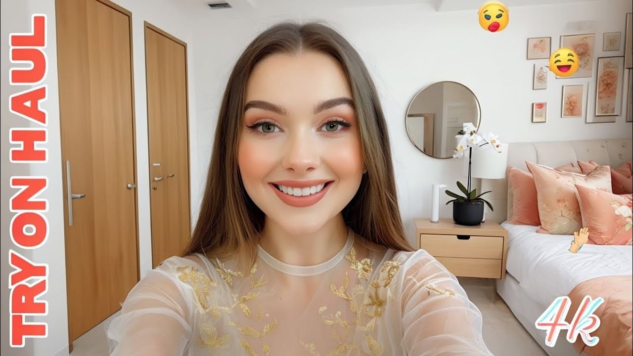4K Transparent Try-On Haul | Sheer Lingerie, Mesh & Bikini Outfits #ootd