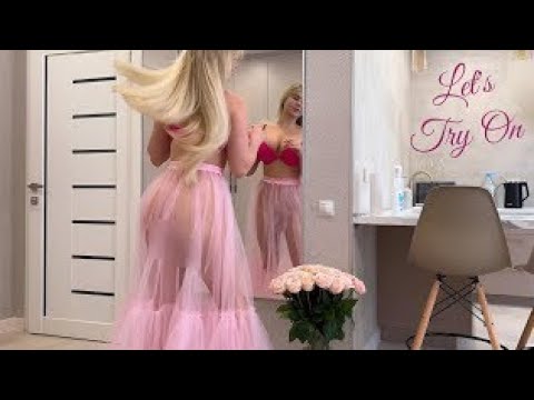4K Try On Haul 2025 __ Transparent No bra See Through __ Curve Plus size Ideas Fashion amazon trends