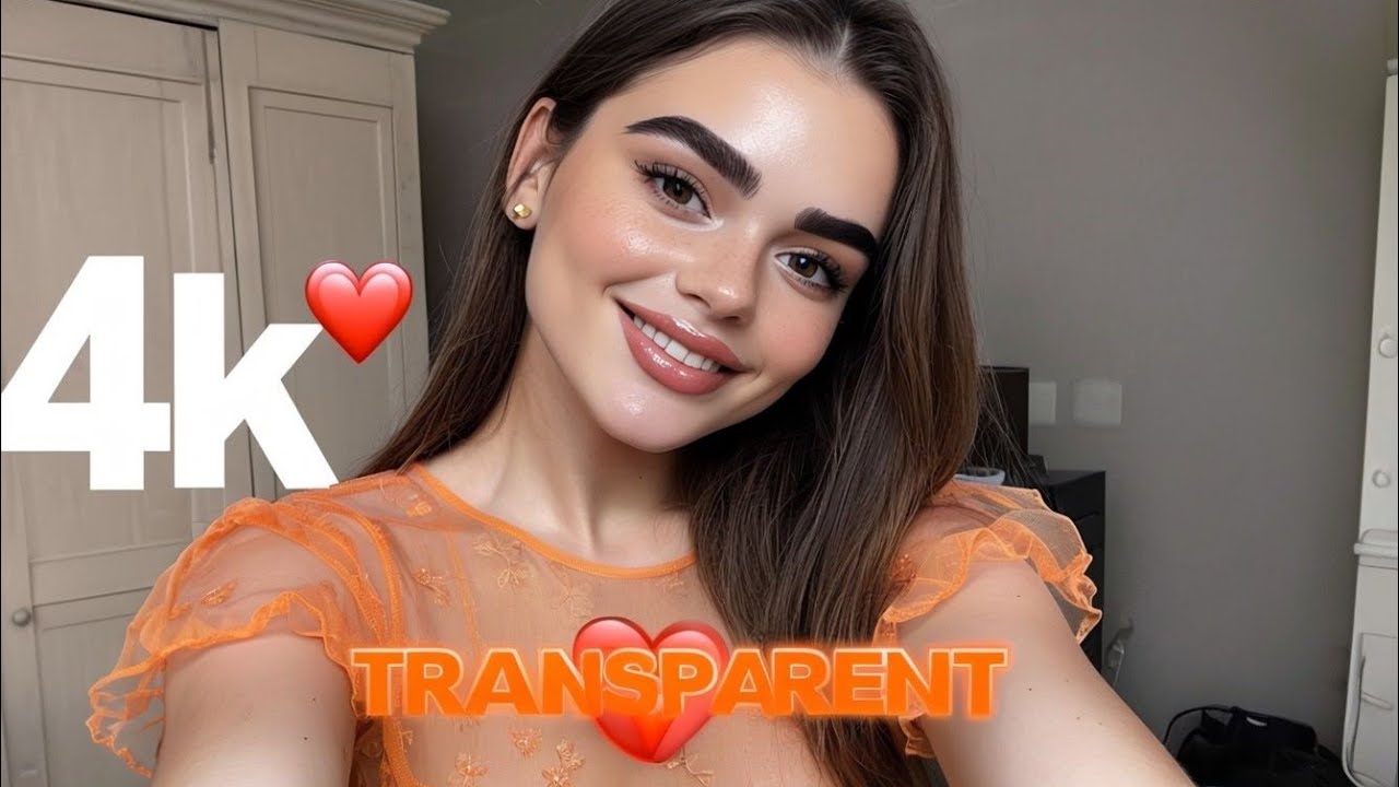 (4K) TRY ON HAUL TRANSPARENT | mini dresses & high heels 💔 Sophia try on haul #2