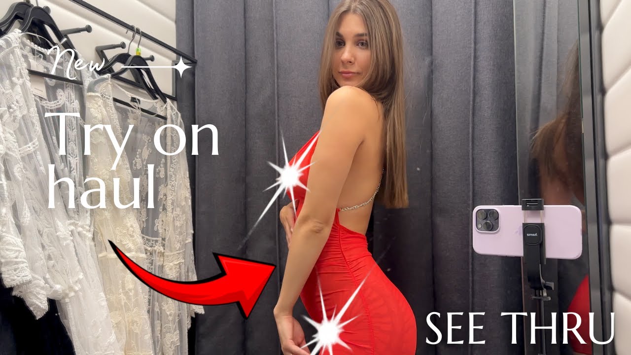 [4K TRY ON] Transparent Haul| See-through Challenge