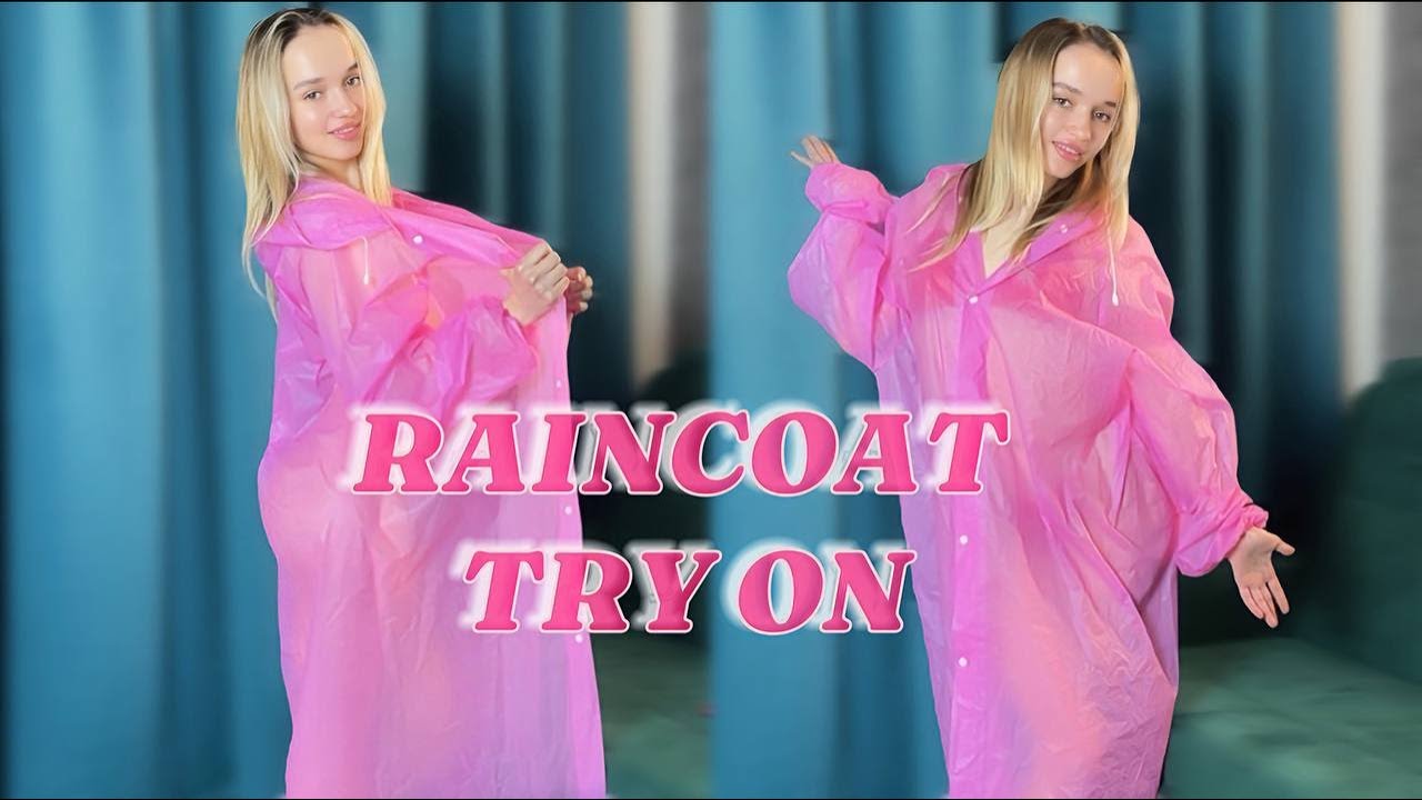 [4K USA] MY NO-BS RAINCOAT REVIEW: TRANSPARENTFASHION FIGHTS THE FORECAST 2025
