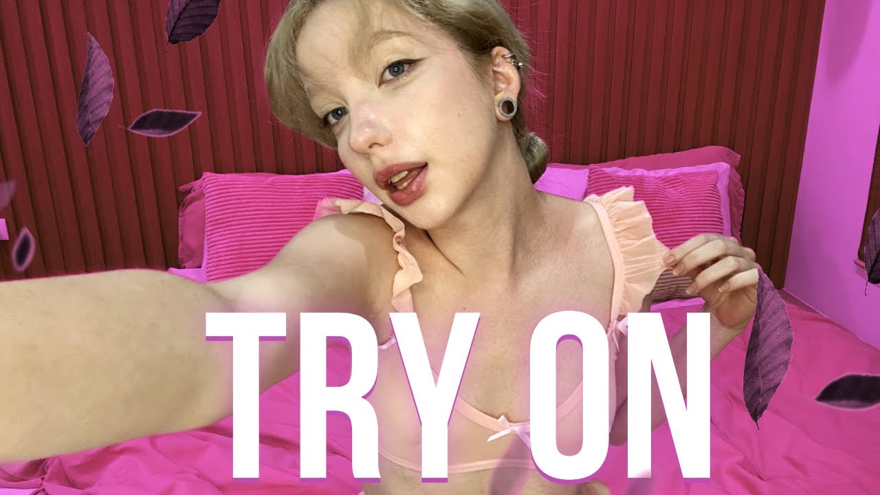 [4K USA] Transparent Lingerie | See trough Clothes | Try On Haul With Nikki | Get Ready With Me 2025