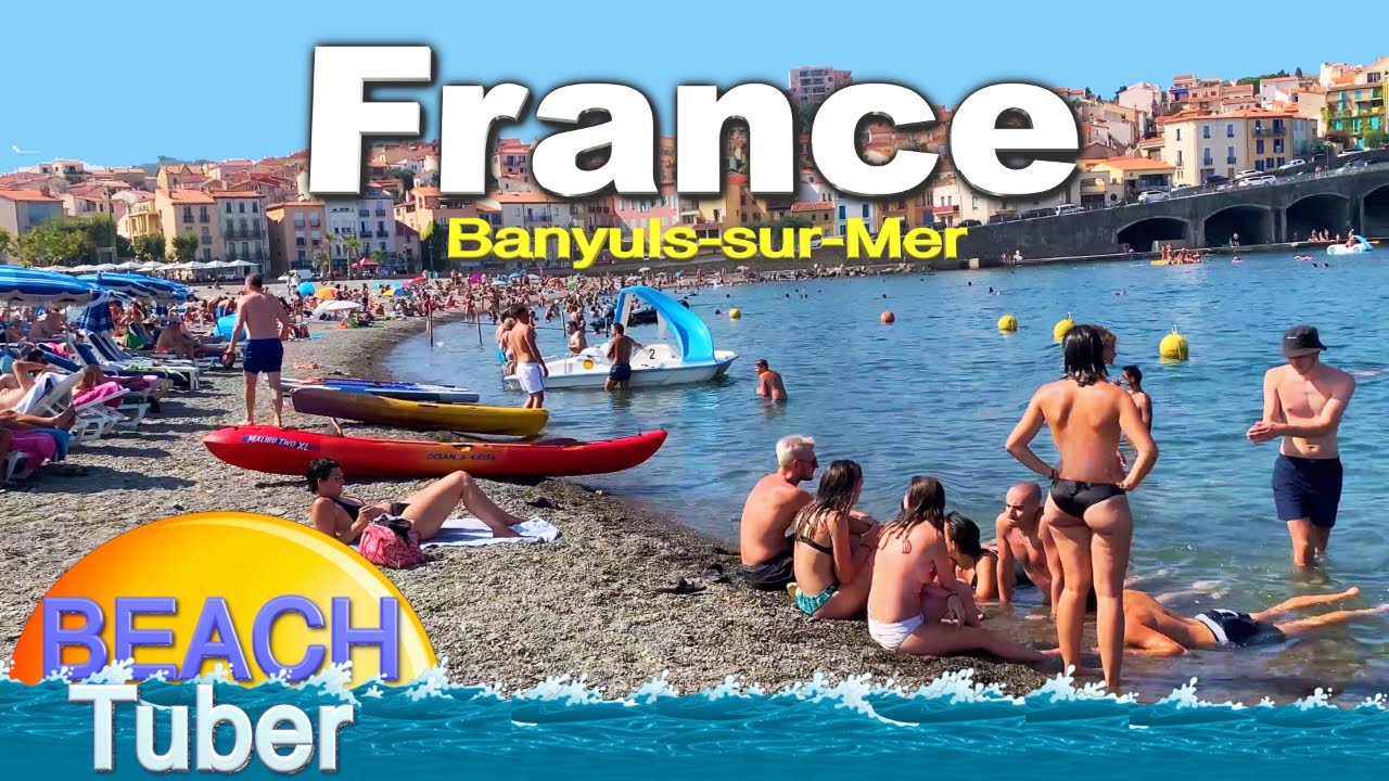 4k VIDEO BEACH WALK [ France ] Bikini beach walk TRAVEL VIDEO