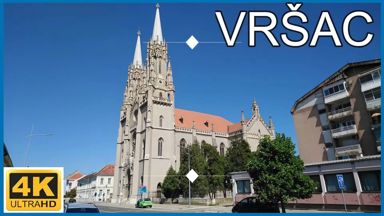 [4K] Vršac - Serbia🇷🇸Walking Tour - City Centre