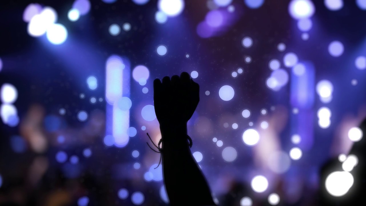 4K Worship Background Fist in the Air | Hands Raised in Worship | Christian Motion Background Loop
