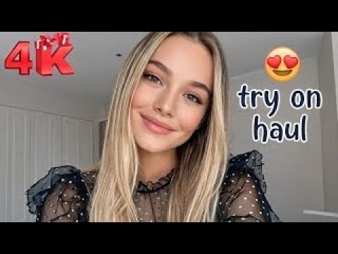 4k yellow sheer top - transparent try on haul | see through transparent lingerie & bikini try on