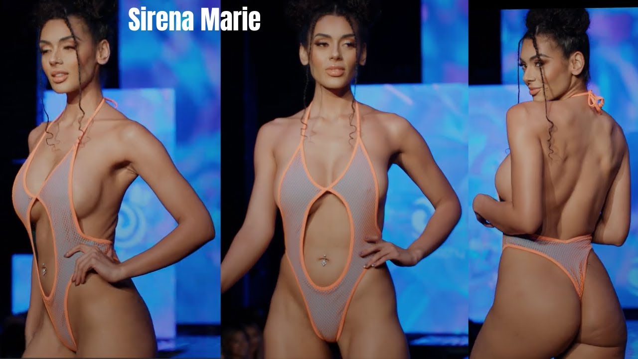 4K60P SLOWMO | SIRENA MARIE CatWalks In Swimwear | BERRY BEACHY Swimwear Show | Miami Swim Week 2024