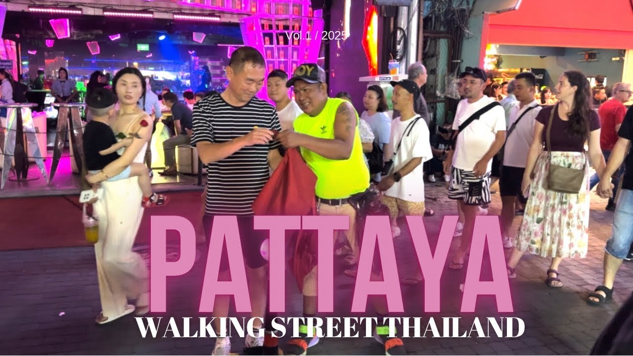 【4K】Funny Magic man Walking Street Pattaya Thailand