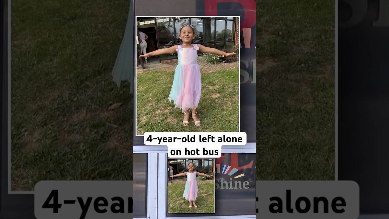 4-year-old left alone on hot school bus