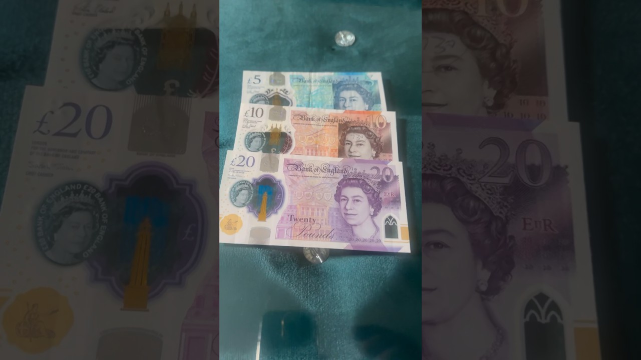 £5 £10 £20 UK Pound Notes | Foreign Currency Collection #notes #bill #currency England Currency
